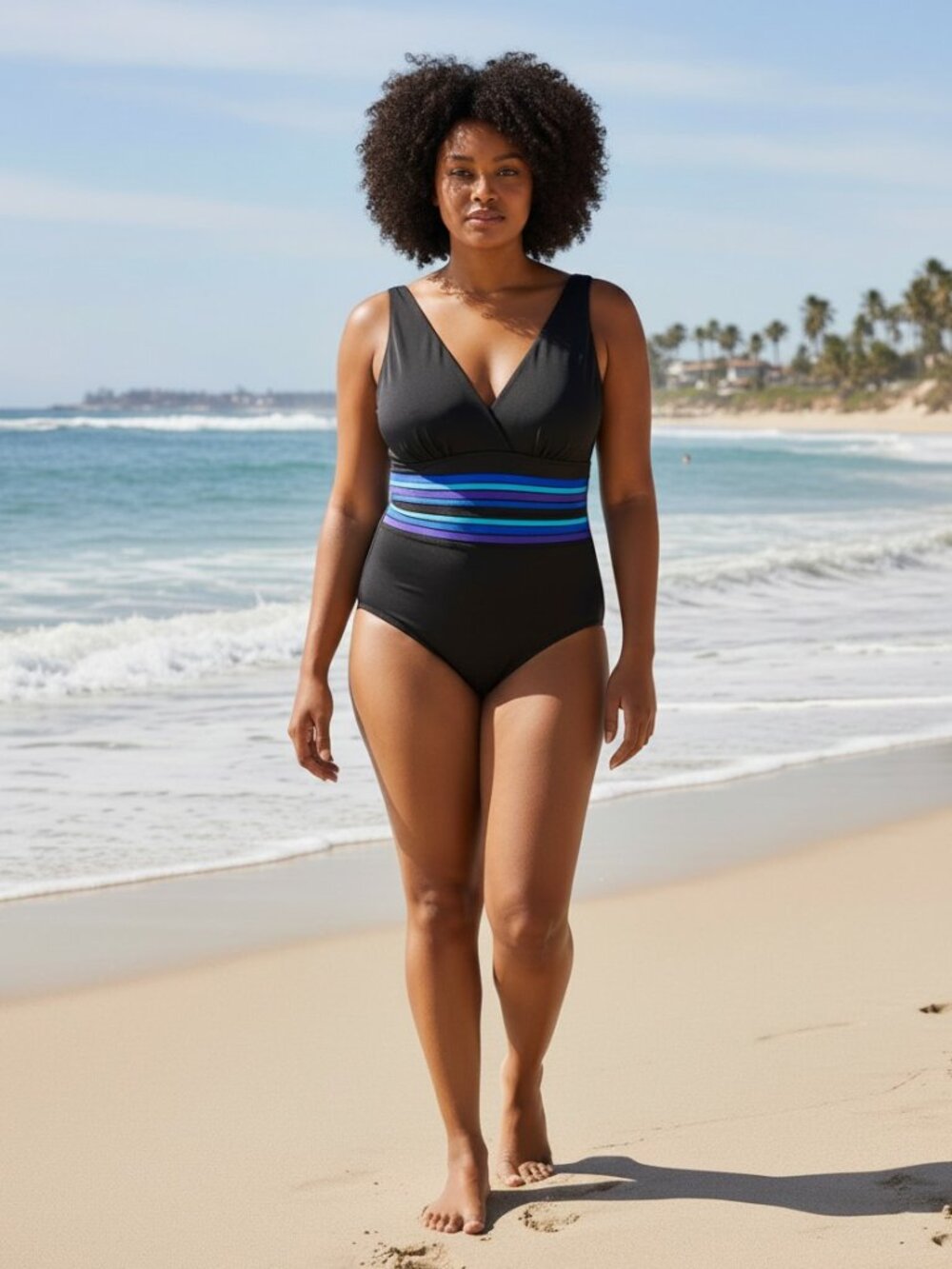 Longitude Swimsuit Soft Molded Cups Plus SIze 24W NWT